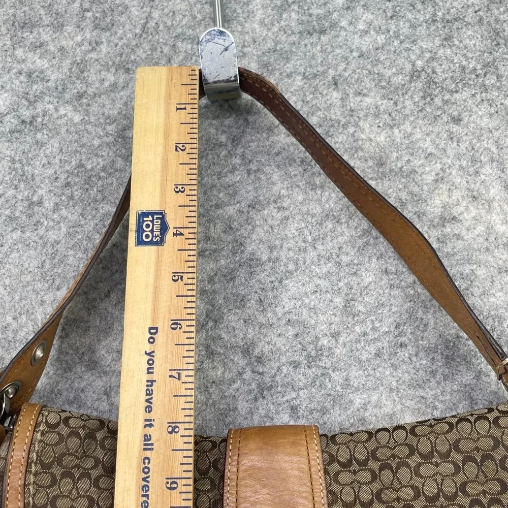 Coach Soho Flap‎ Shoulder Bag Women Small Brown Signature C Buckle F10926  Y2K